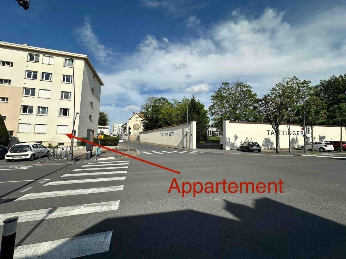 شقة Au Coeur Du Quartier Taittinger رانس المظهر الخارجي الصورة